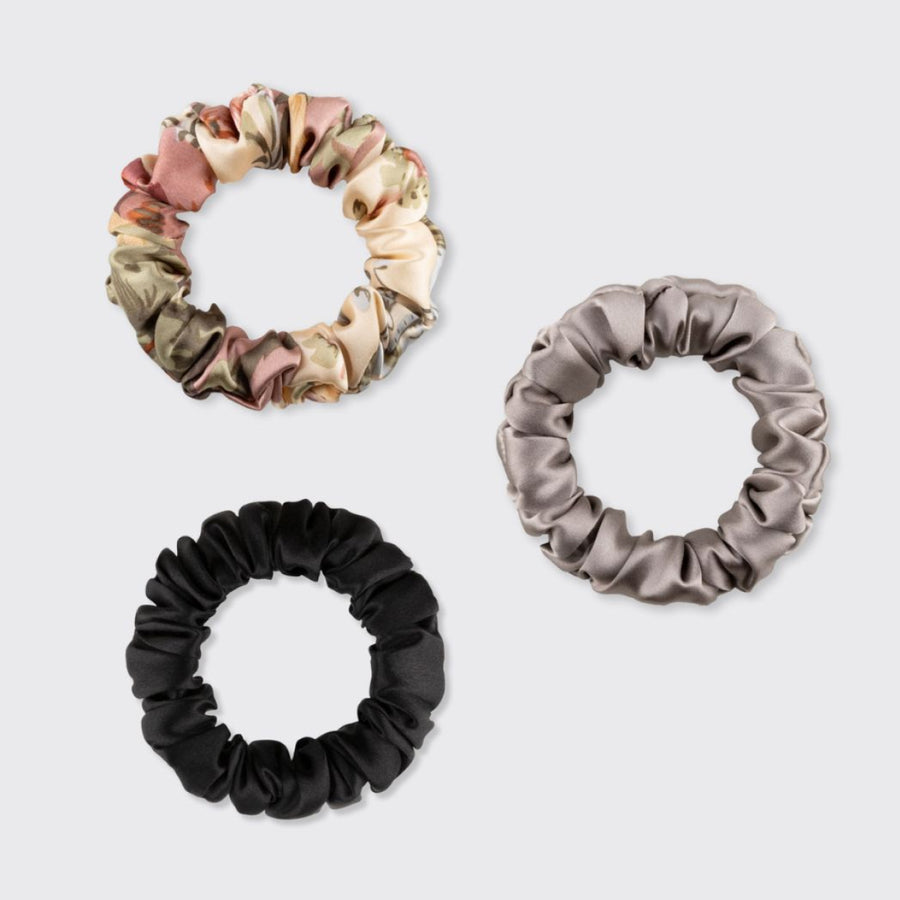 Mini šilkinės plaukų gumytės (3 vnt.)