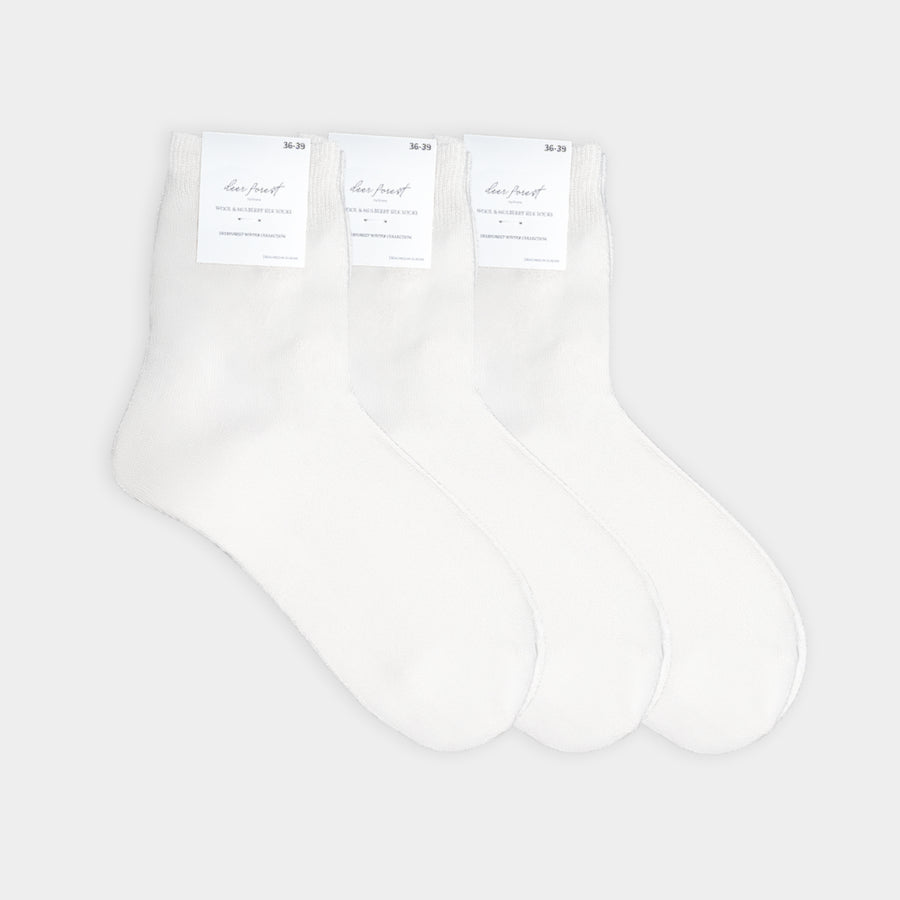 Deerforest šilko ir merino vilnos kojinės (3 vnt. rinkinys)
