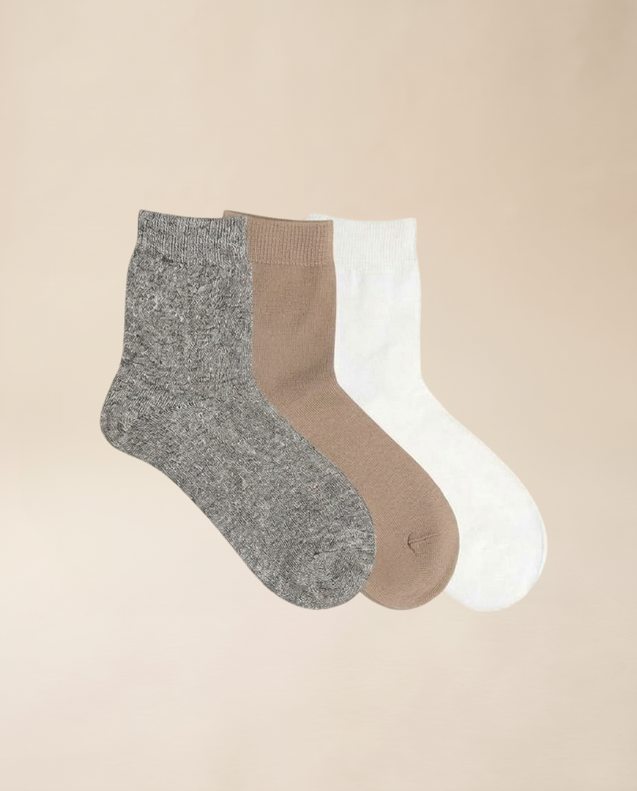 Deerforest šilko ir merino vilnos kojinės (3 vnt. rinkinys) – Mix